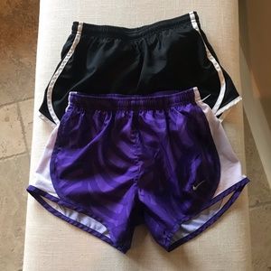2 Pairs of Nike Tempo Dri  Fit Girls Size M